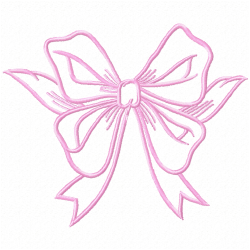 Ribbions And Bows Embroidery Design 9 Ribbions And Bows Embroidery Design 9